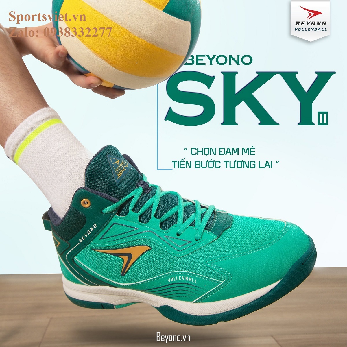 giay-bong-chuyen-nam-cay-san-be-tong-vhd-sky-trang-xanh