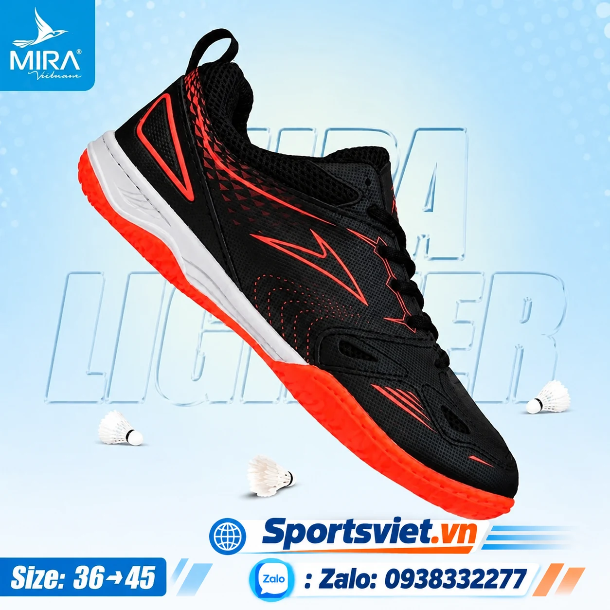 Giay-cau-long-Mira-Lighter-nam-nu-chinh-hang-gia-re-mau-den-cam