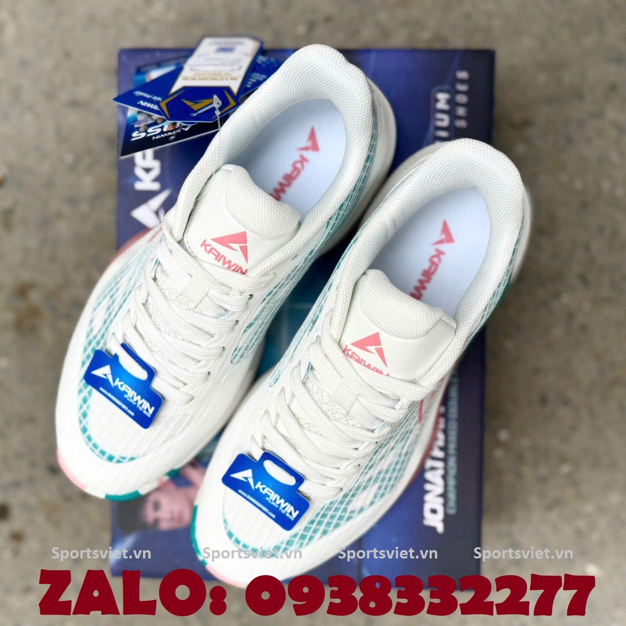 giay-pickleball-kaiwin-nam-nu-cross-trang-chinh-hang