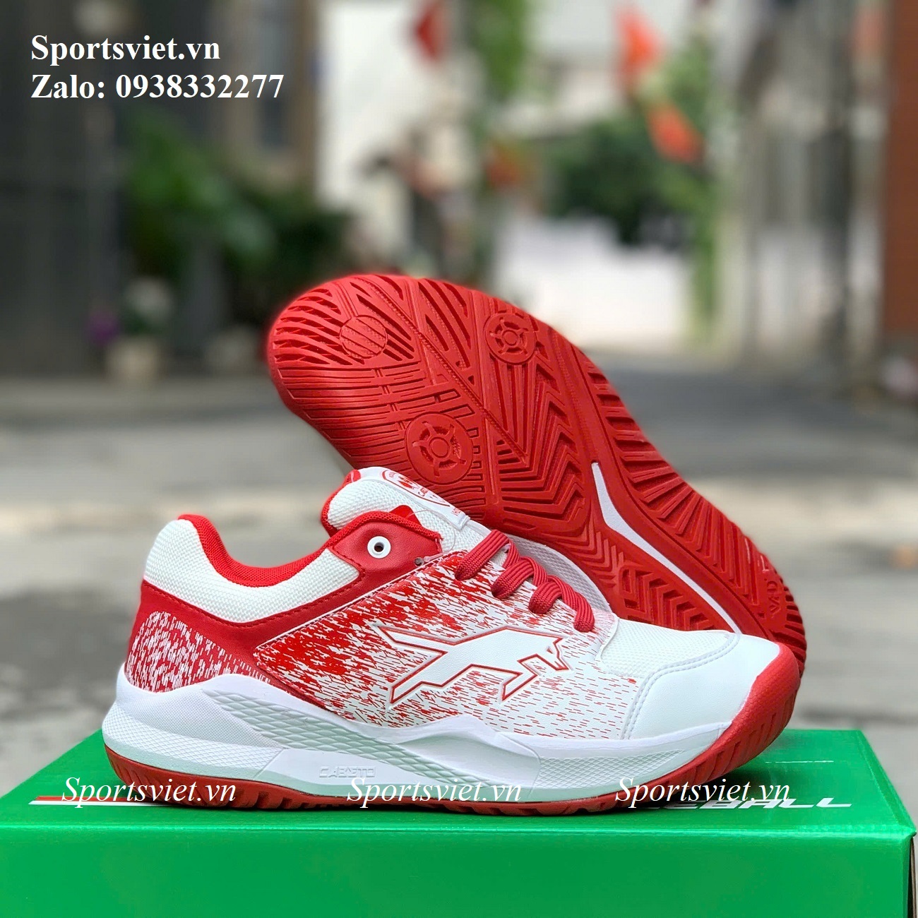 giay-pickleball-nam-nu-vhd-363-trang-do