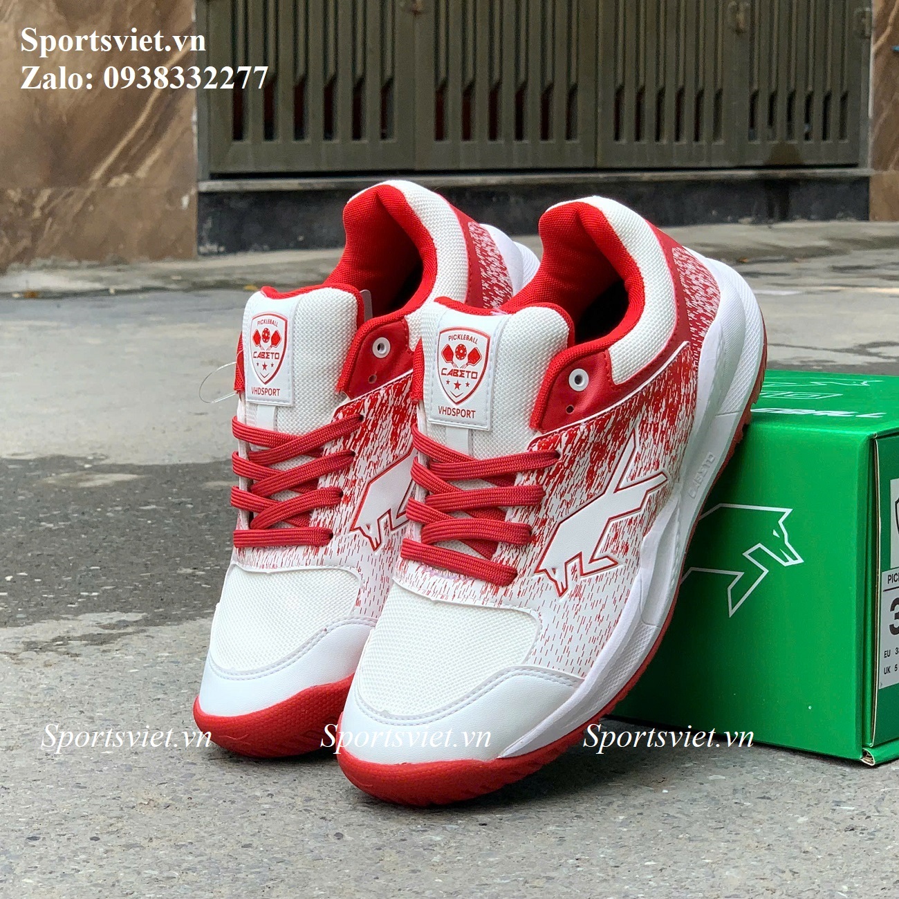 giay-pickleball-nam-nu-vhd-363-trang-do