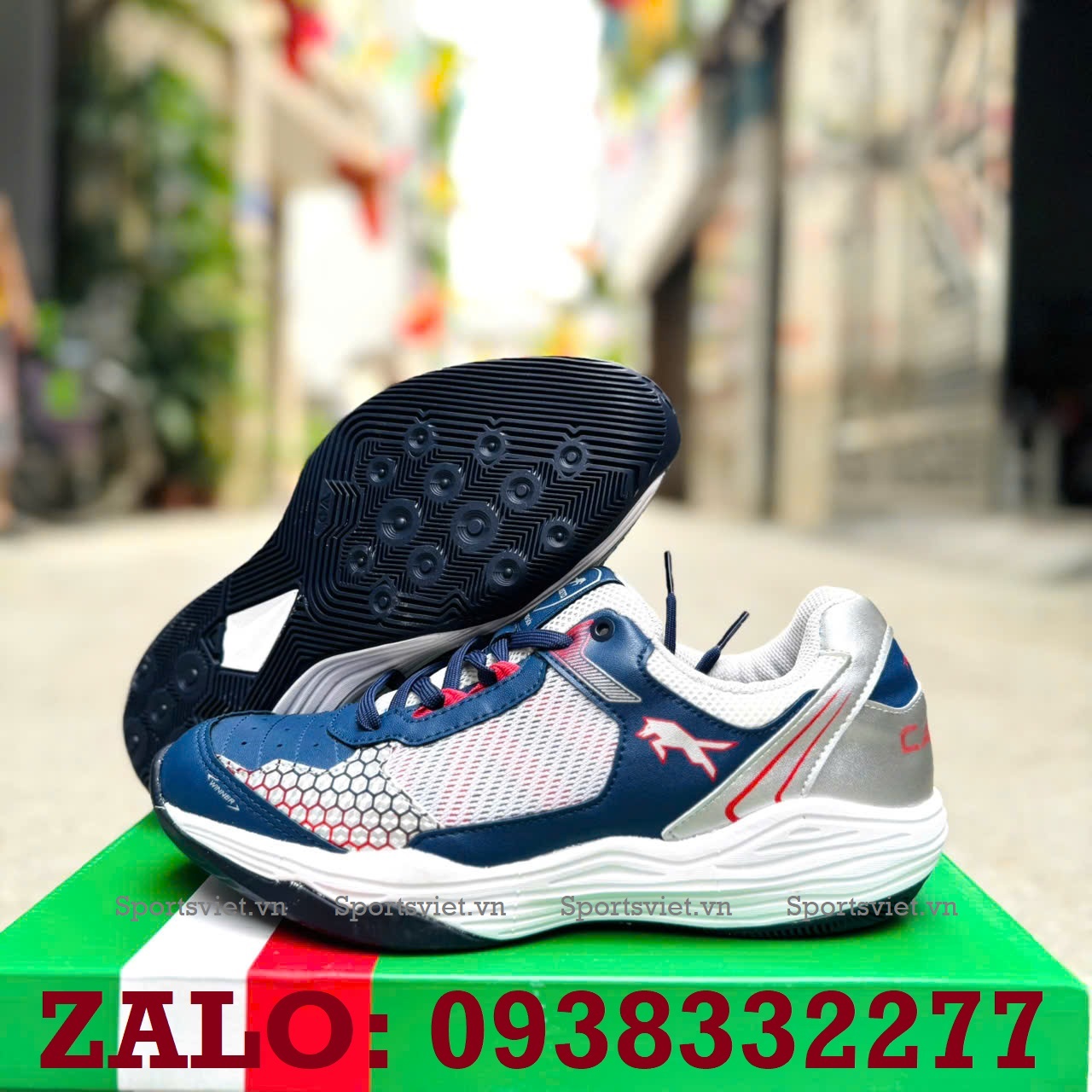 giay-vhd-winner-xanh-cau-long-bong-chuyen-pickleball-tennis-chinh-hang-re