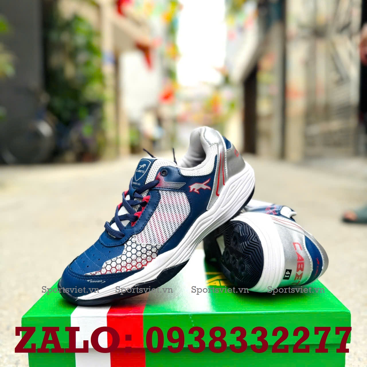 giay-vhd-winner-xanh-cau-long-bong-chuyen-pickleball-tennis-chinh-hang-re