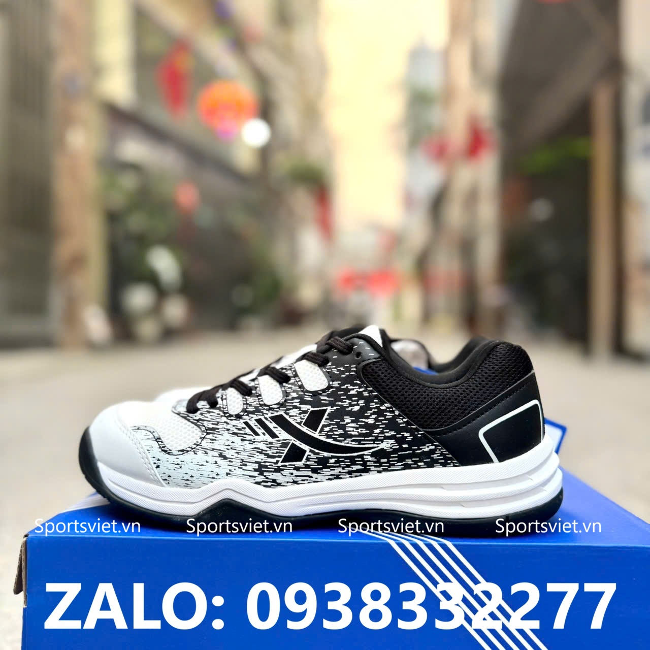 giay-xp-xampo-vanta-cl12-trang-den-pickleball