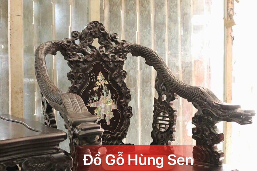 Ghế minh rồng đế vương quyền quý