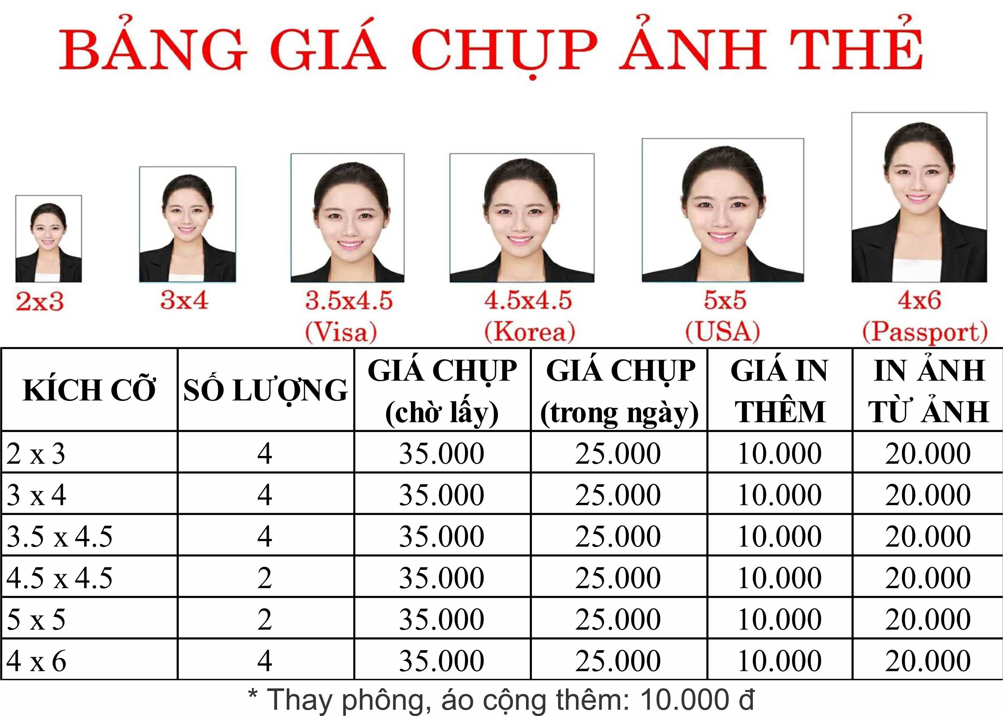 Chụp Ảnh Thẻ Lấy Ngay | In Ấn Huy Khánh