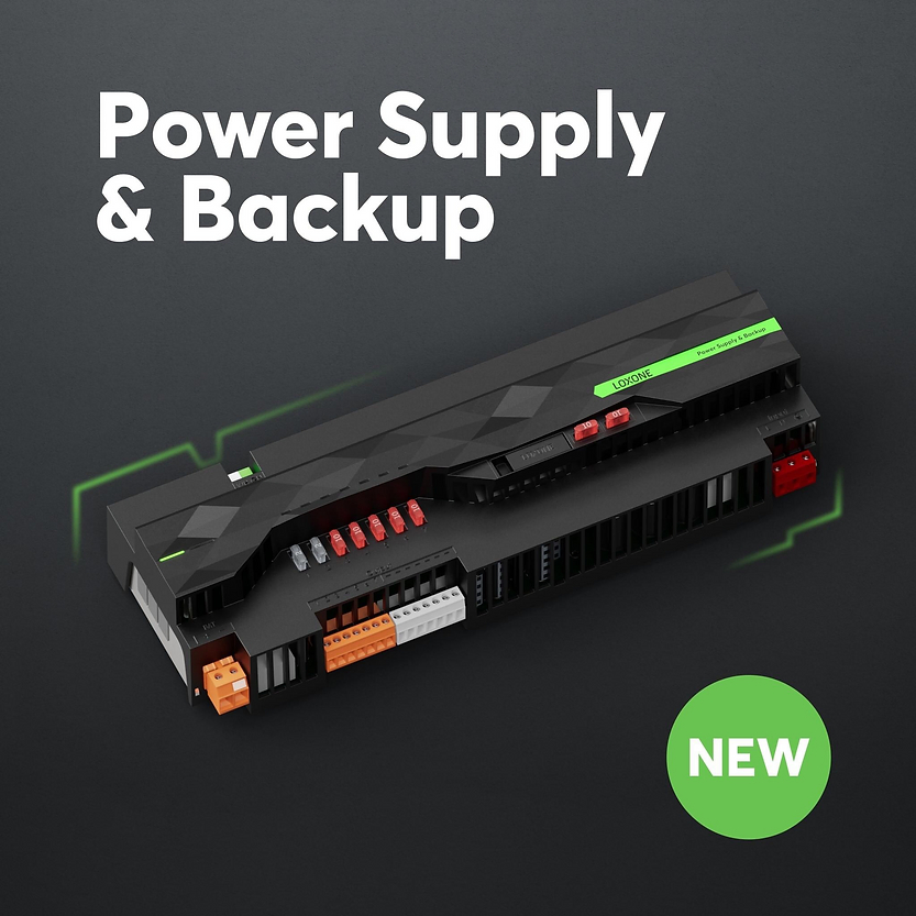 LOXONE RA MẮT SẢN PHẨM MỚI : POWER SUPPLY & BACKUP