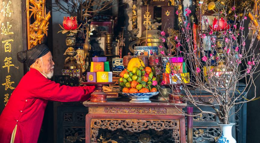 Lưu ý khi bày bộ đồ thờ trên ban gia tiên