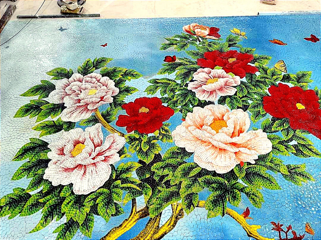 Tranh Gốm Mosaic hợp phong thủy cho người mệnh Mộc