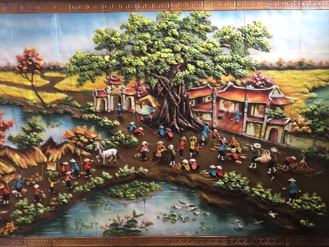 Những bức tranh đẹp nhất về làng quê