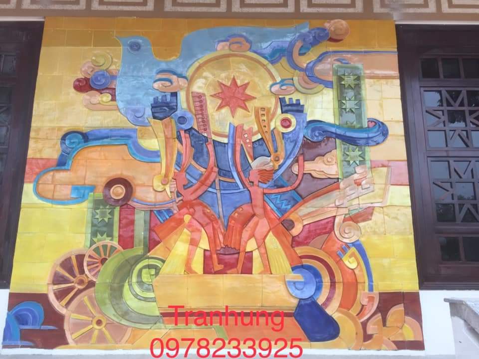 TRANH MOSAIC GỐM HOA RỪNG- Mang thiên nhiên đến gần hơn với không gian sống