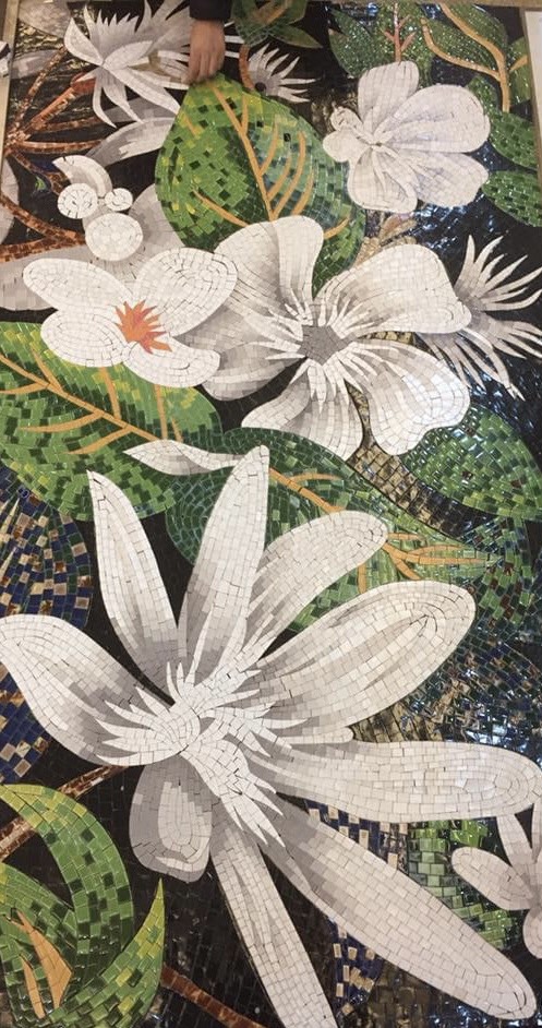 TRANH MOSAIC HOA RỪNG