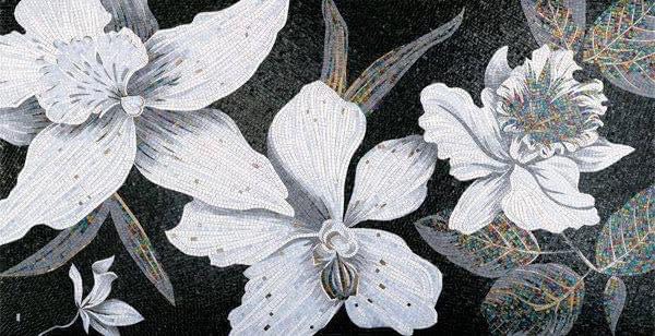 TRANH MOSAIC HOA MỘC LAN