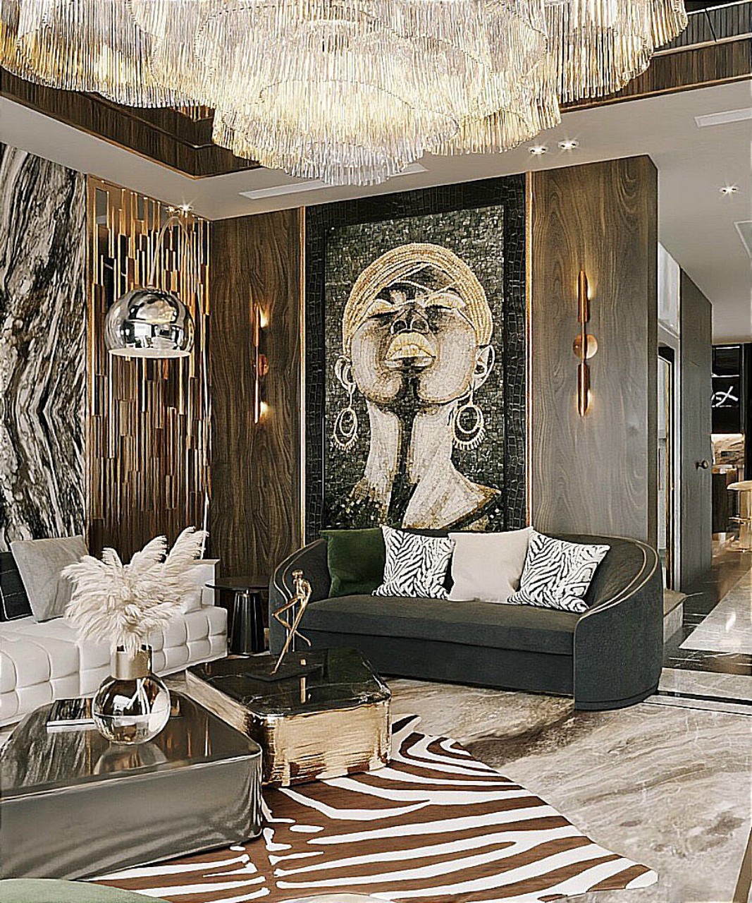 TRANH MOSAIC LUXURY