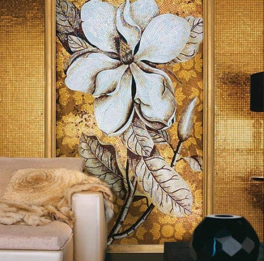 TRANH MOSAIC HOA MỘC LAN