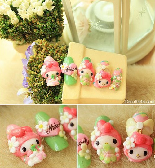 Tự làm móng 3D xinh thật xinh Tự làm móng 3D xinh thật xinh