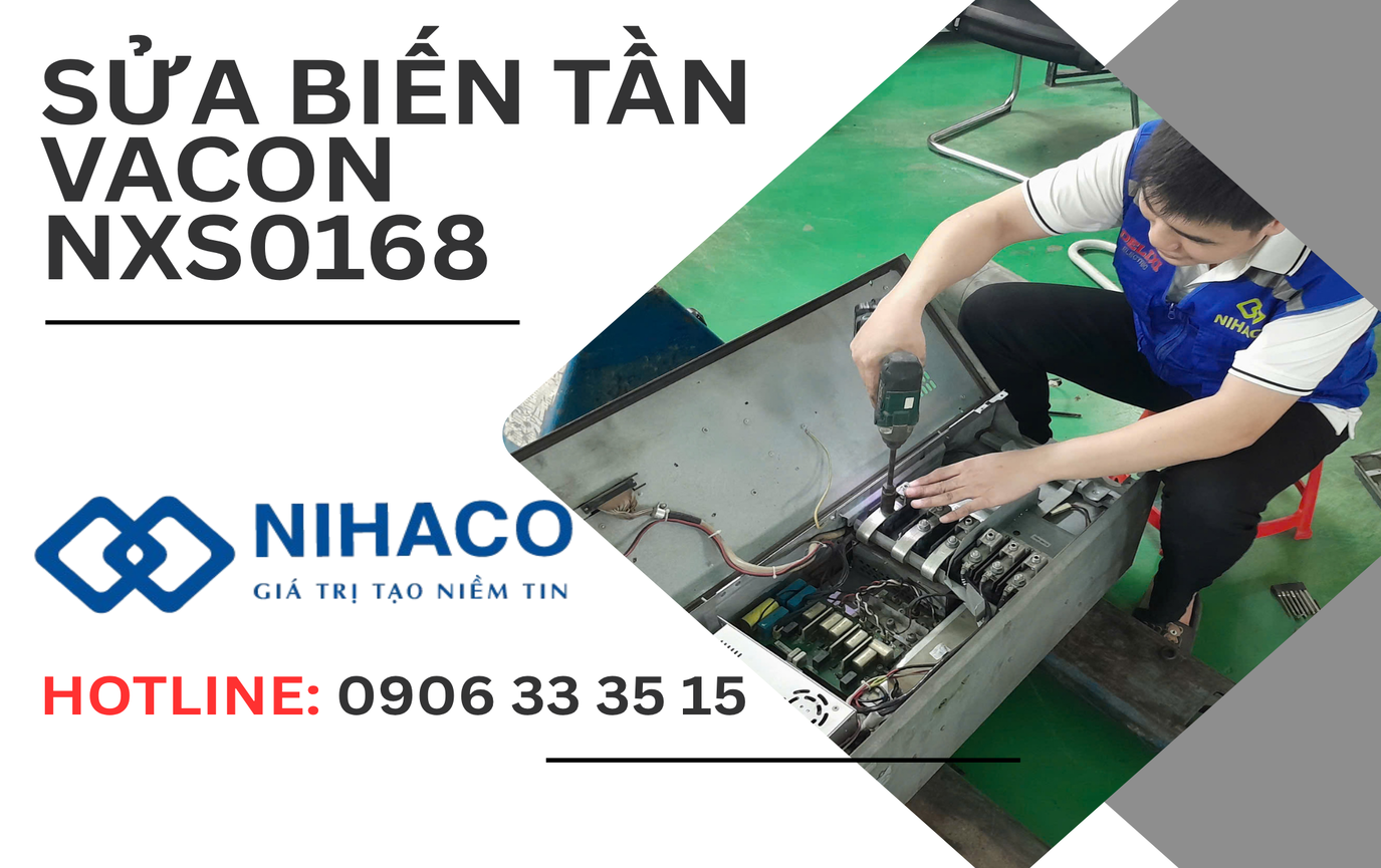 Sửa biến tần Vacon NXS0168 lỗi hỏng quạt làm mát tại Hải Phòng