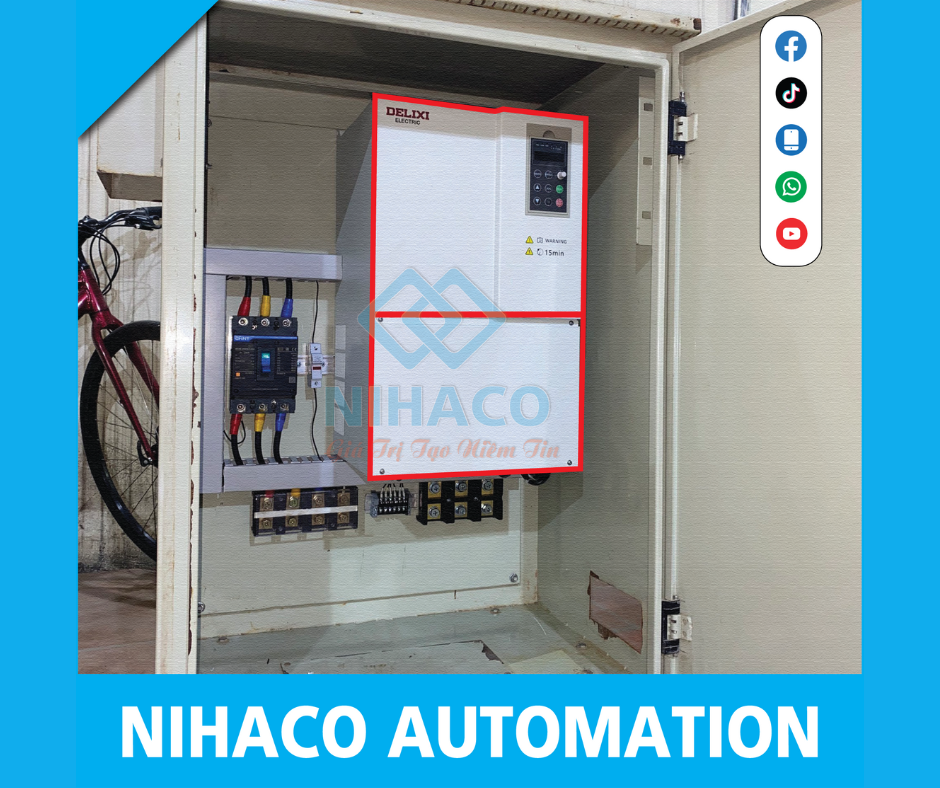 DỰ ÁN: LẮP ĐẶT BIẾN TẦN DELIXI VÀO TỦ ĐIỆN CŨ CHO MÁY KHOAN CỌC NHỒI BÊ TÔNG