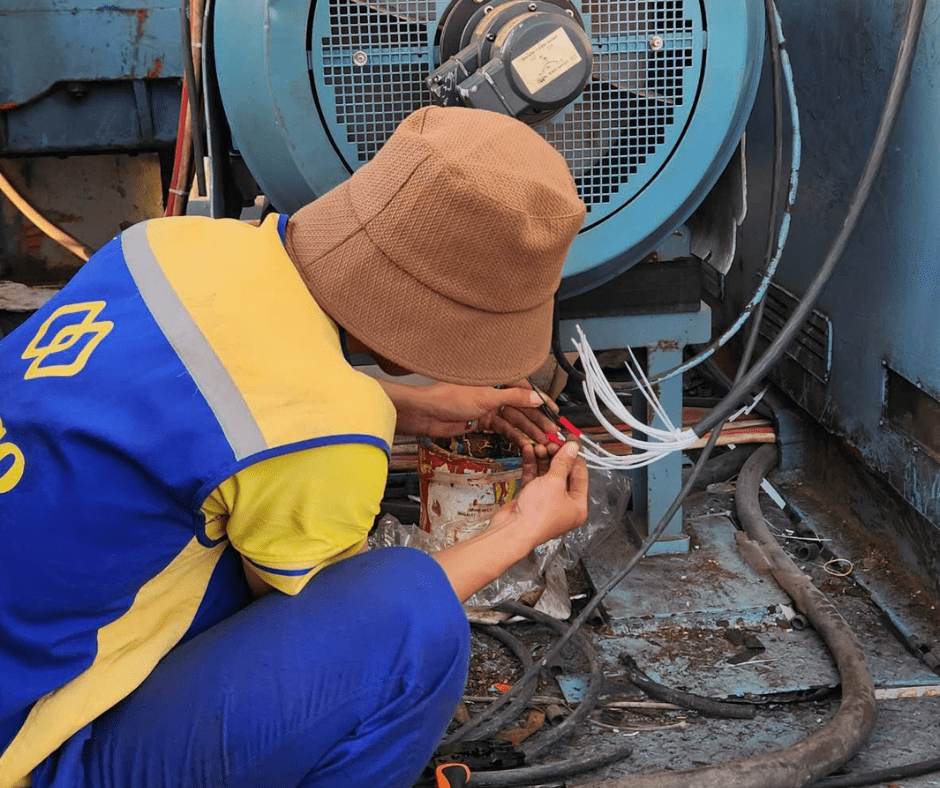 DỰ ÁN: SỬA CHỮA VÀ ĐẤU NỐI HỆ THỐNG ĐIỆN CHO CẨU TRỤC TẠI QUẢNG NINH