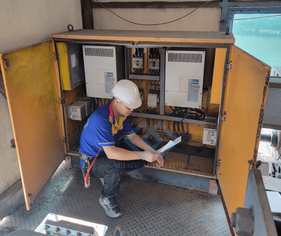 DỰ ÁN: KHẢO SÁT, KIỂM TRA VÀ BẢO TRÌ, BẢO DƯỠNG BIẾN TẦN CHO CẨU 200 TẤN TẠI HẢI PHÒNG