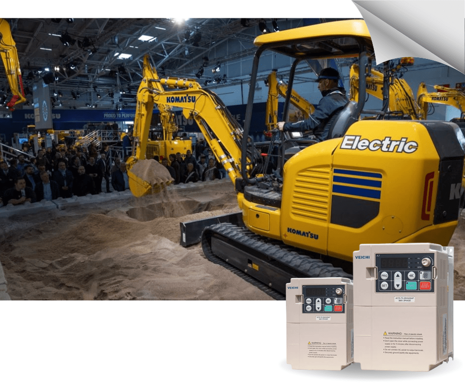 GIẢI PHÁP BIẾN TẦN CHO MÁY XÚC ĐIỆN