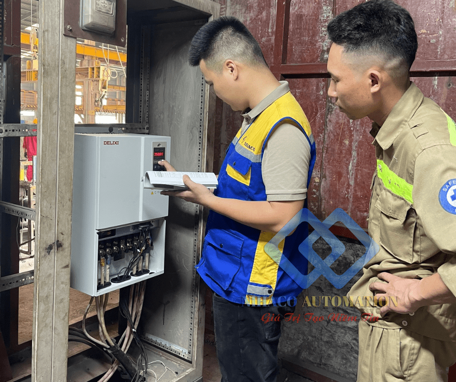 DỰ ÁN: LẮP ĐẶT BIẾN TẦN DELIXI CHO HỆ THỐNG MÁY QUAY BÊ TÔNG LY TÂM TẠI SƠN TÂY, HÀ NỘI