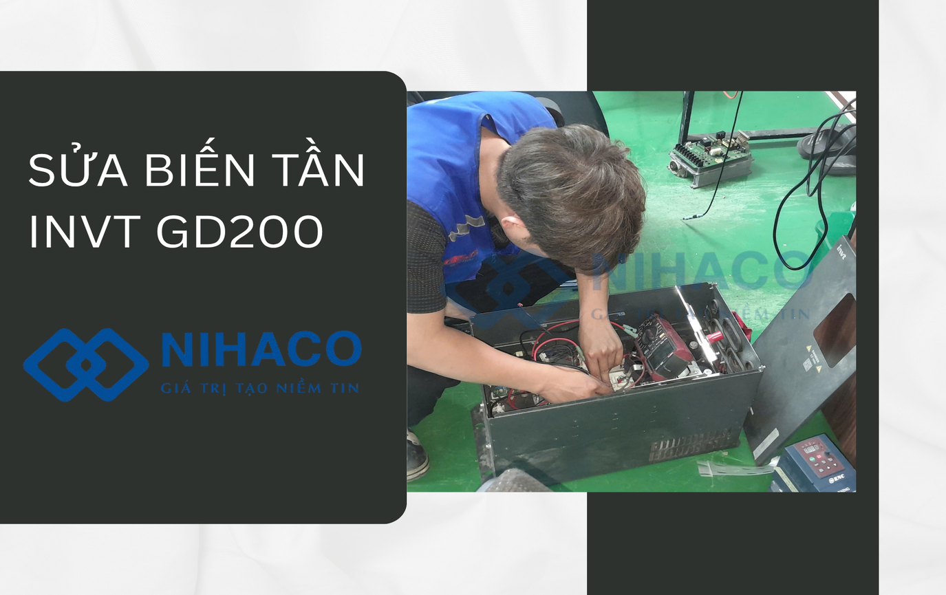Sửa biến tần INVT GD200A-045G055P-4 lỗi chết công suất đầu vào tại Hải Phòng