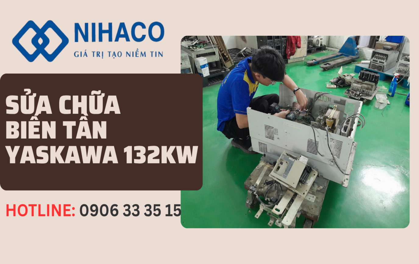 Sửa biến tần Yaskawa CIMR-AT4A0250AAA lỗi quá áp cho nhà máy gạch tại Thanh Hóa
