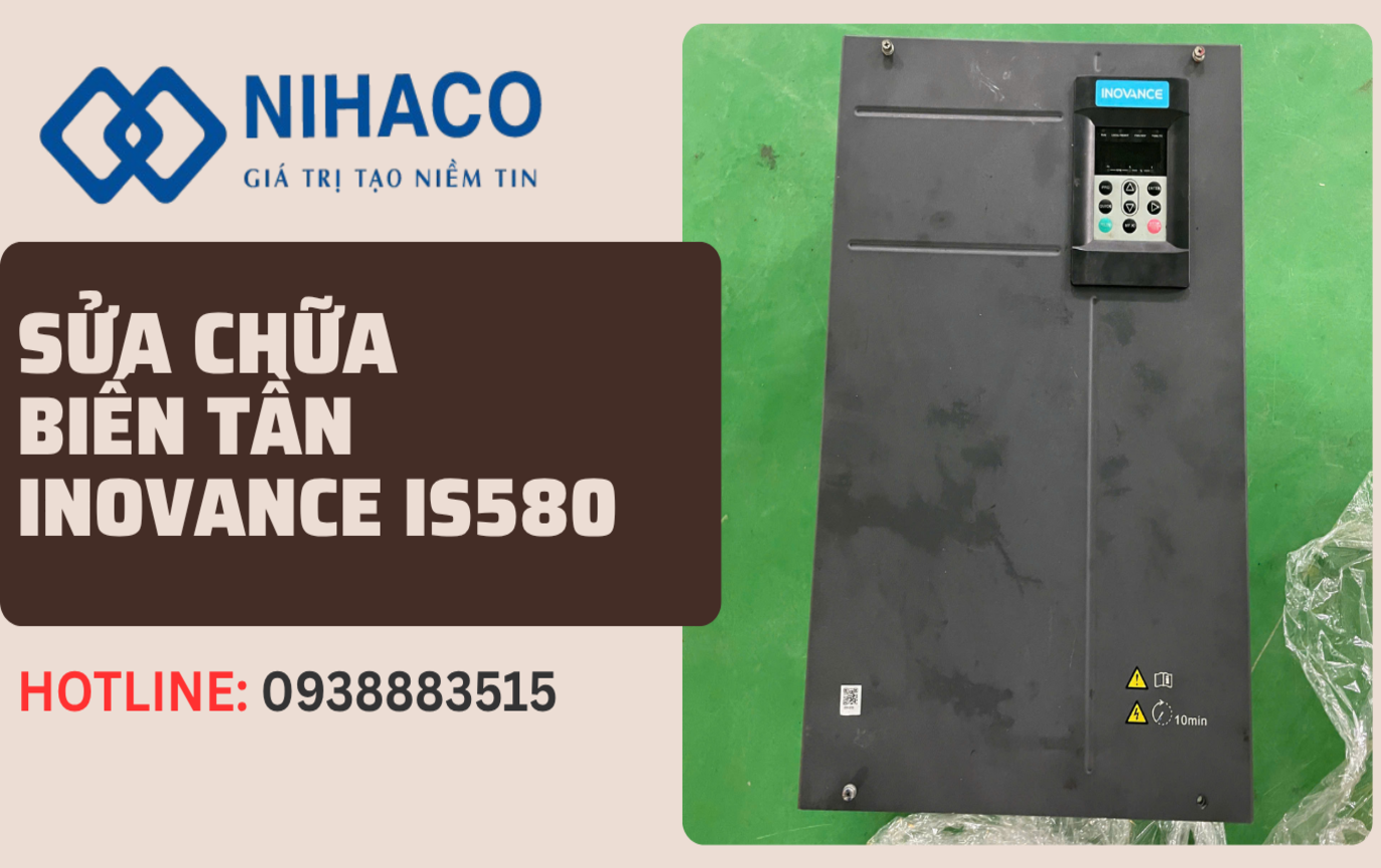Sửa biến tần Inovance IS580 lỗi nguồn
