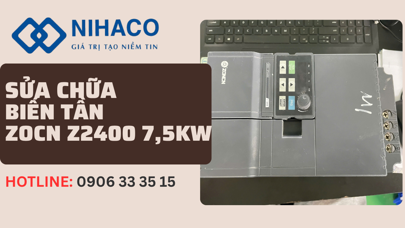 Sửa biến tần Zoncn 7,5kw chết nguồn