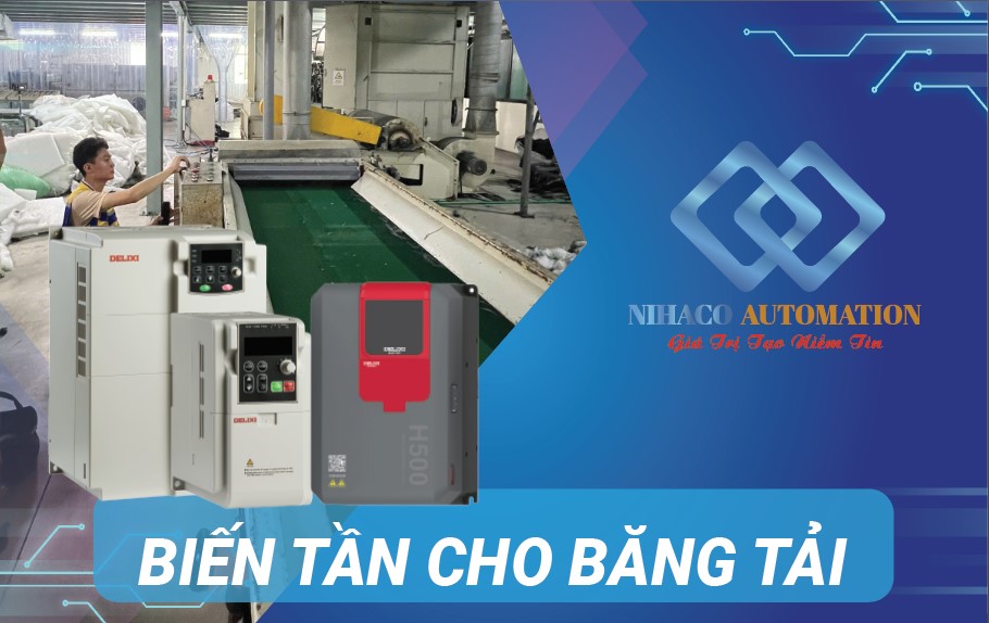 Cung cấp lắp đặt biến tần cho Băng tải