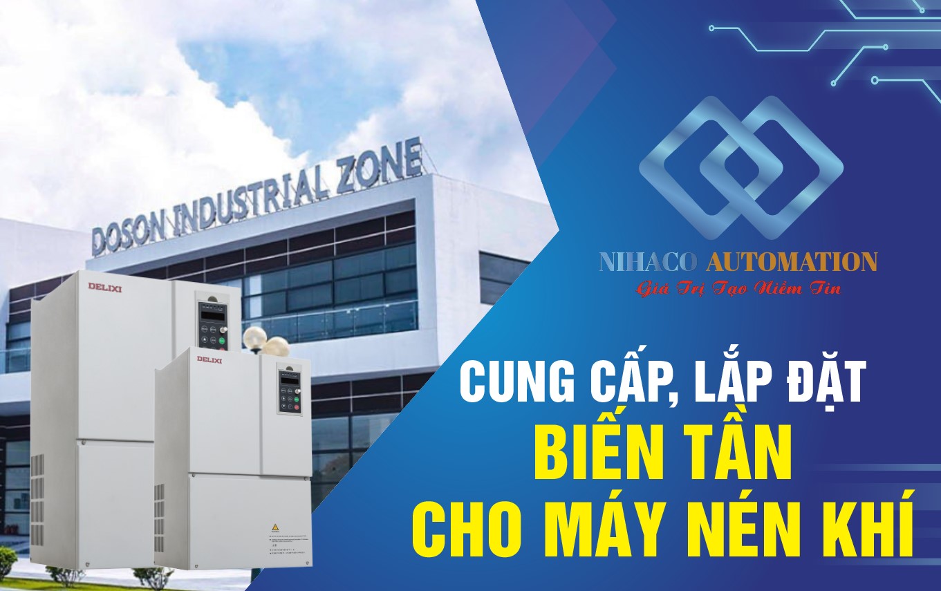 Cung cấp, lắp đặt biến tần cho máy nén khí tại Đồ Sơn - Hải Phòng