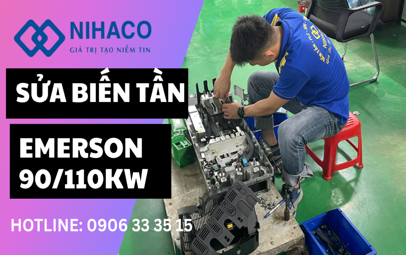 Sửa biến tần Emerson 90/110kw lỗi nguồn