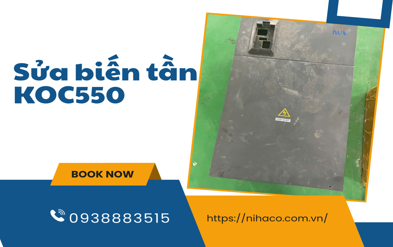 Sửa biến tần KOC KOC550 chết công suất đầu vào