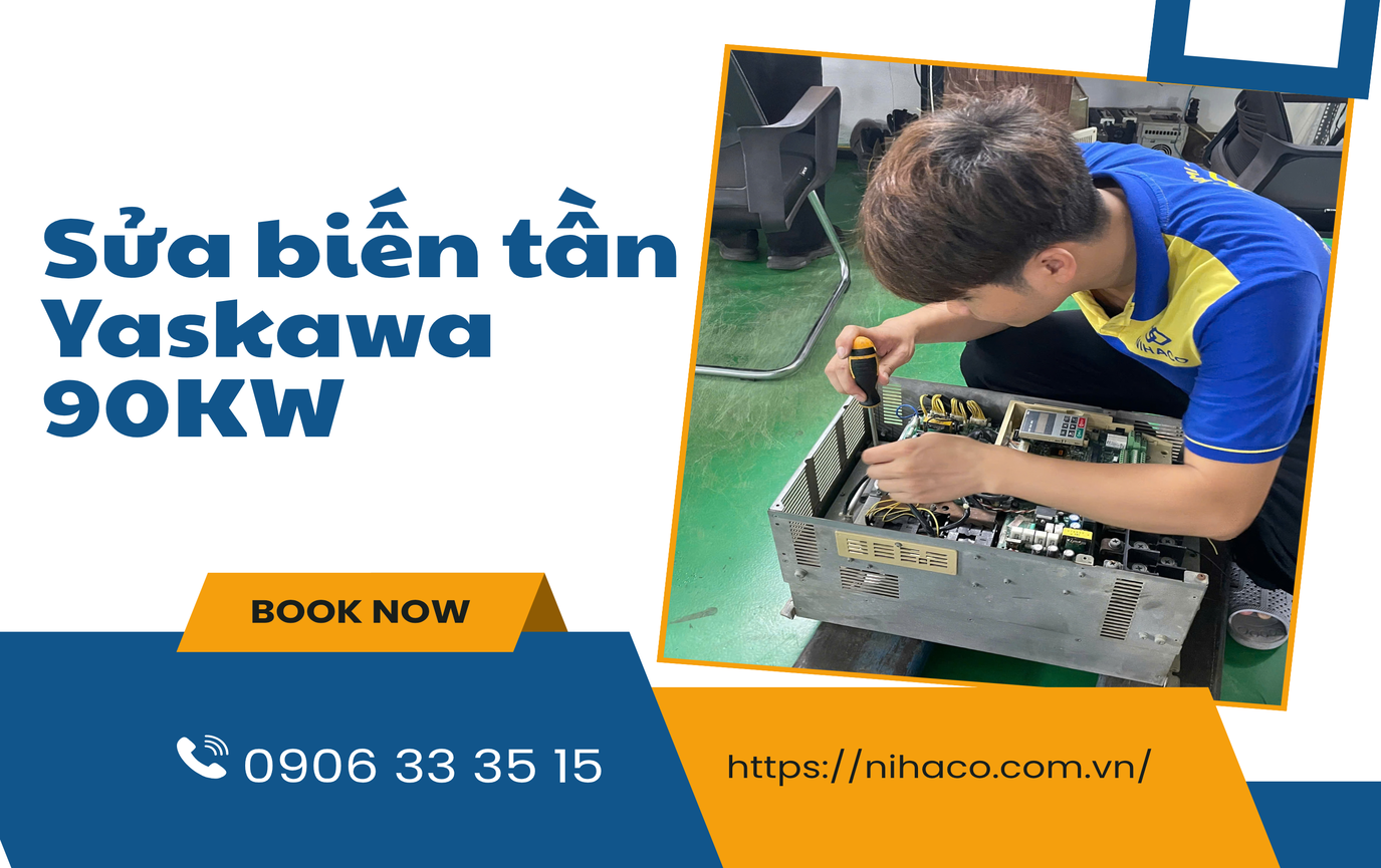 Sửa biến tần Yaskawa 90KW lỗi thấp áp
