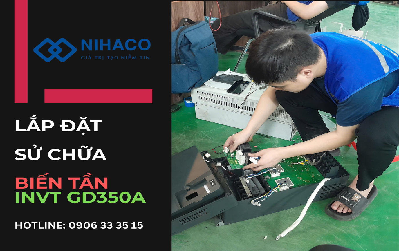 Sửa biến tần INVT GD350A-045G055P-4 lỗi mất pha tại Hải Phòng