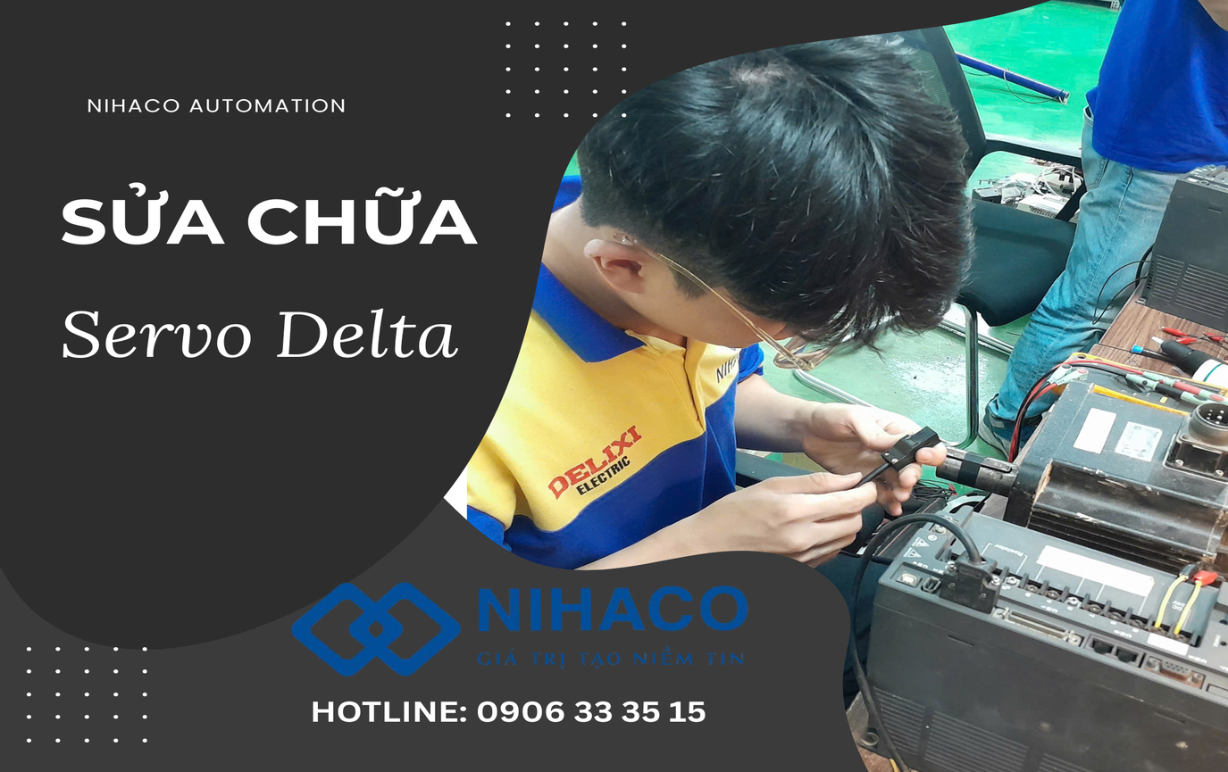 Sửa servo Delta lỗi encoder