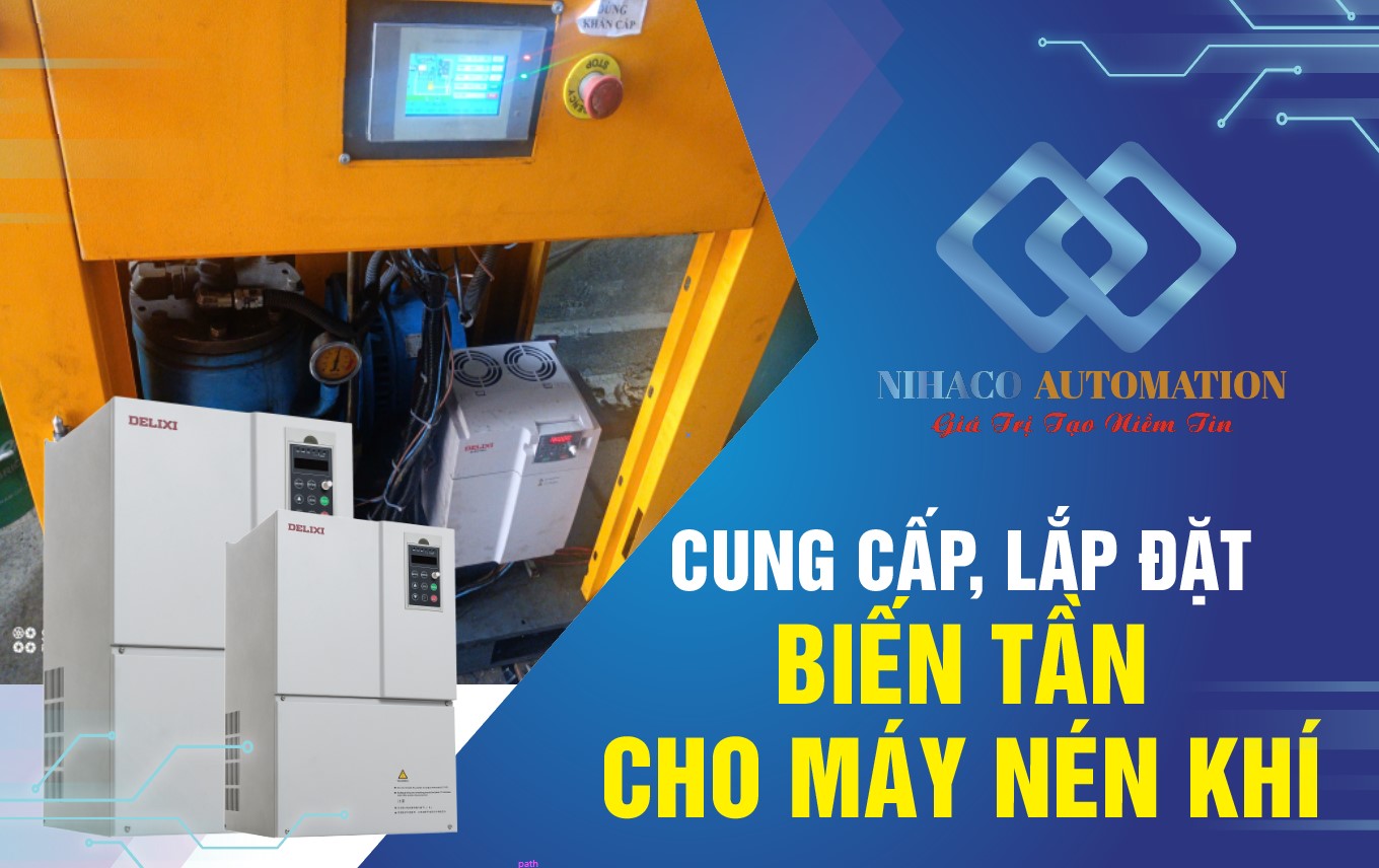 ỨNG DỤNG BIẾN TẦN DELIXI CHO MÁY NÉN KHÍ TẠI HẢI DƯƠNG - HẢI PHÒNG
