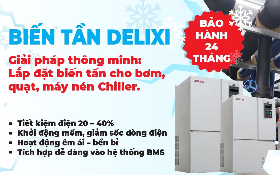 Cung Cấp & Lắp Đặt Biến Tần Cho Hệ Thống Chiller Tại Hải Phòng