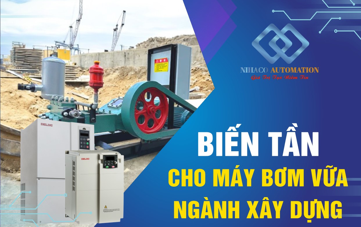 Dự án: Cung cấp & lắp đặt biến tần cho máy bơm vữa tại Hải Phòng