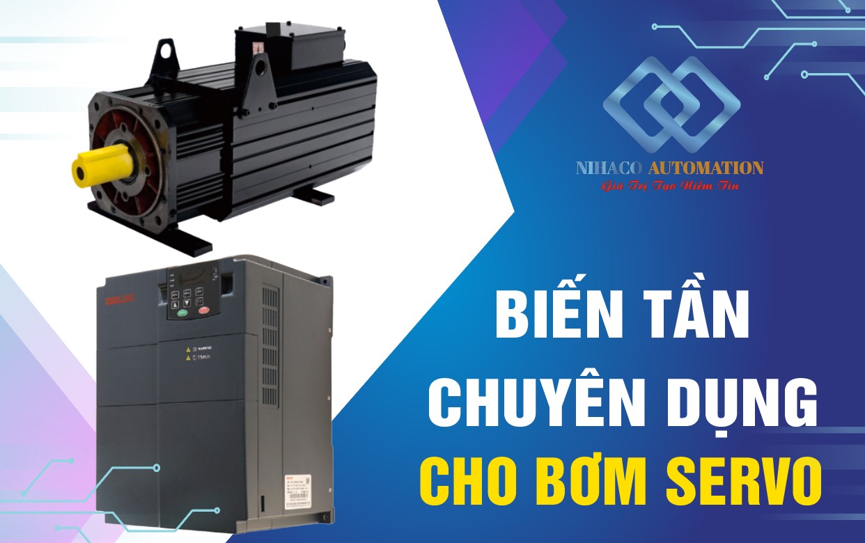 Biến tần chuyên dụng cho bơm Servo - Delixi E103 Biến tần cho Máy Ép Nhựa