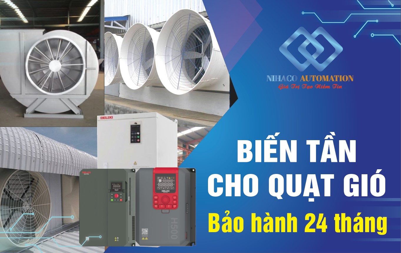Biến tần cho quạt gió công nghiệp