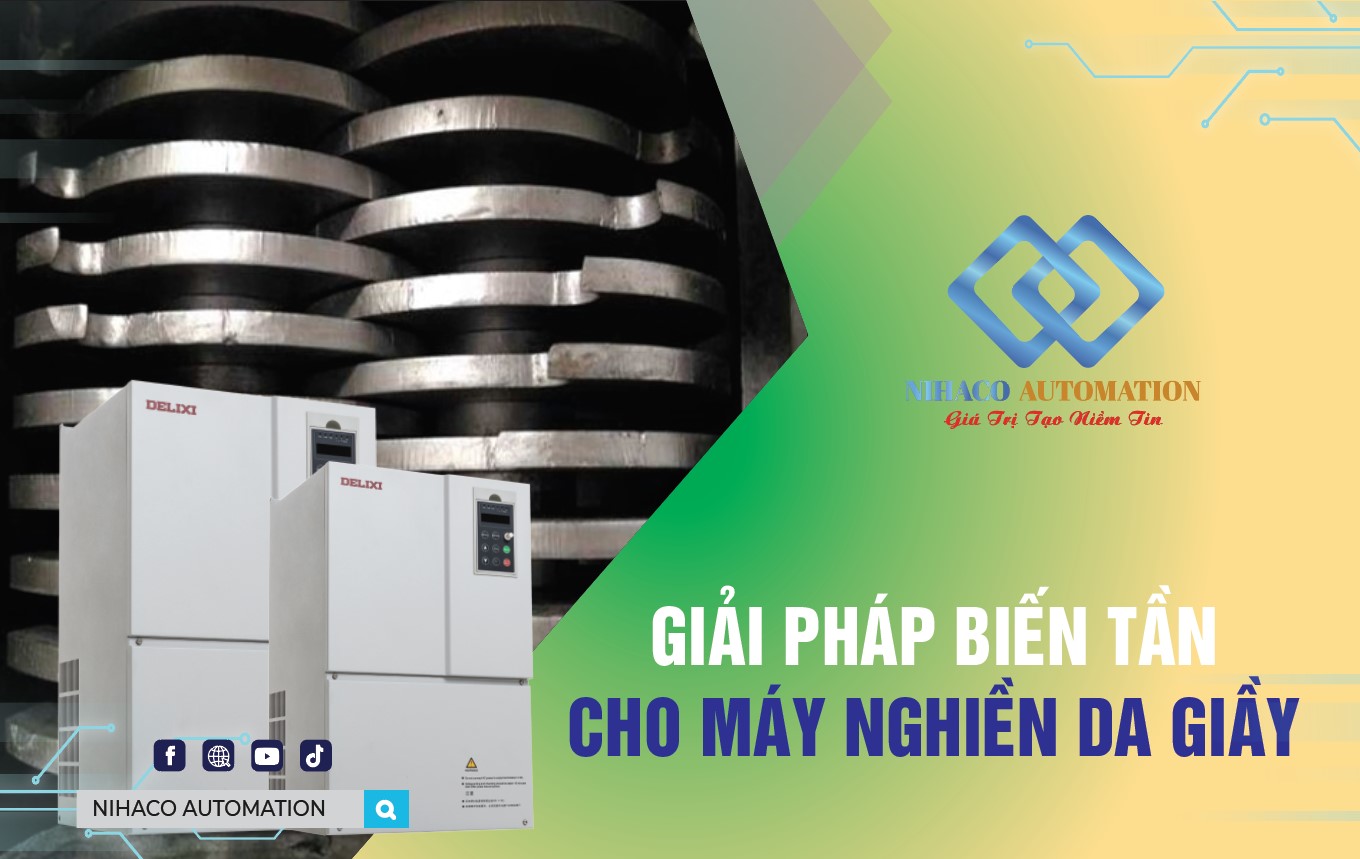 LẮP ĐẶT BIẾN TẦN MÁY NGHIỀN DA GIÀY TẠI THANH HÓA