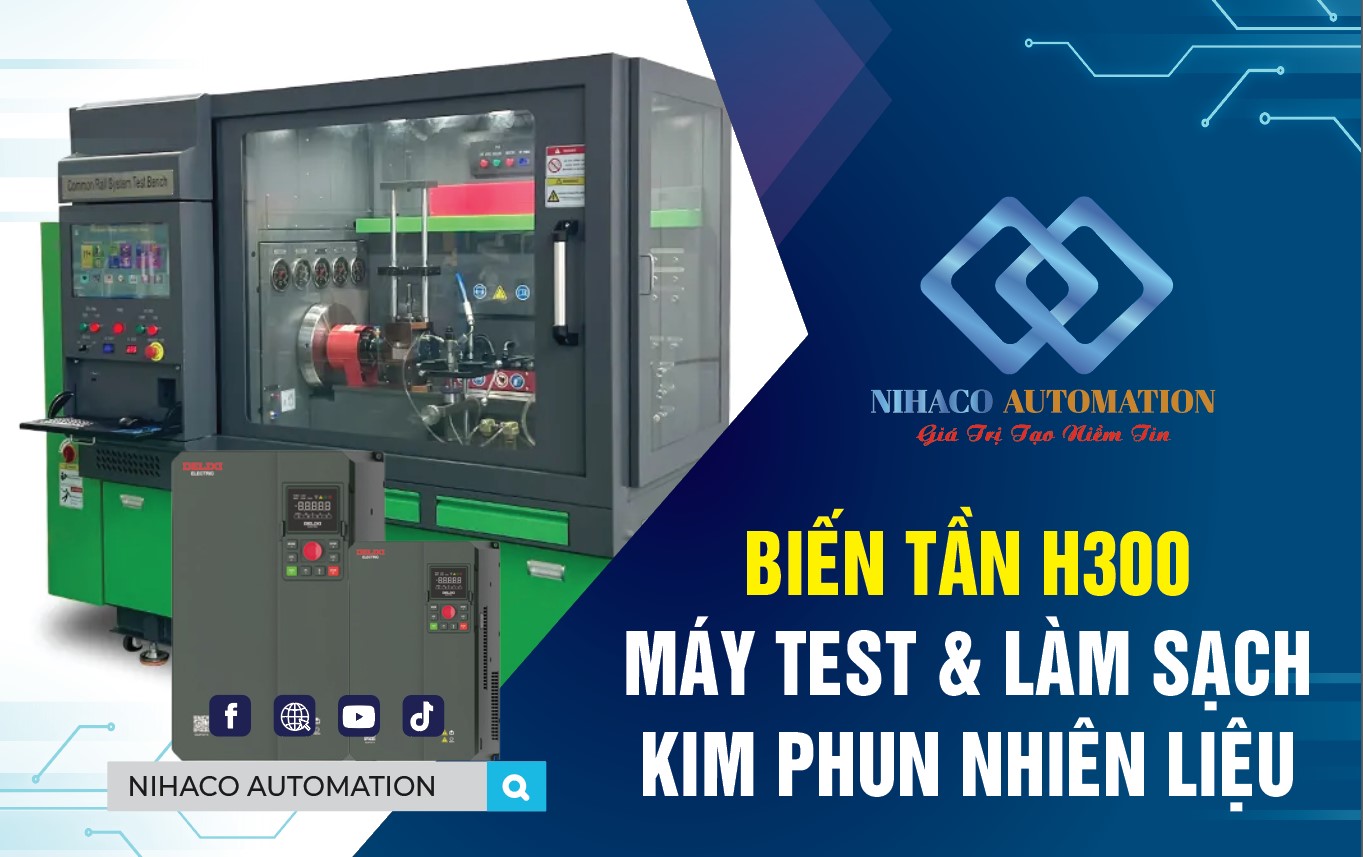 Lắp Đặt Biến Tần Cho Máy Test & Làm Sạch Kim Phun Nhiên Liệu