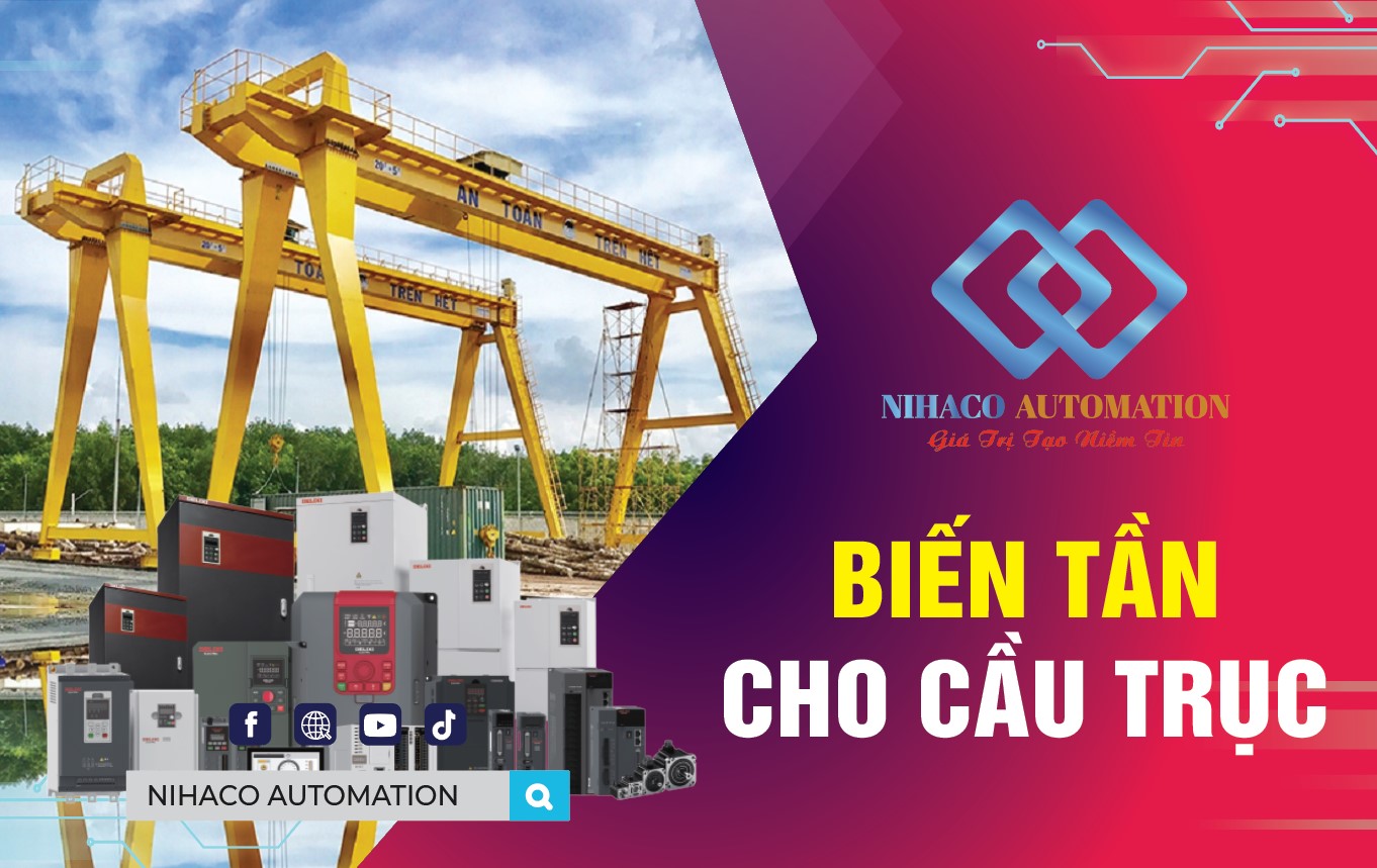 Cung cấp - lắp đặt biến tần cho cầu trục di động