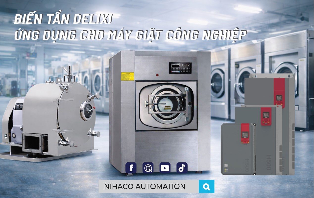 Biến tần Delixi cho máy giặt công nghiệp