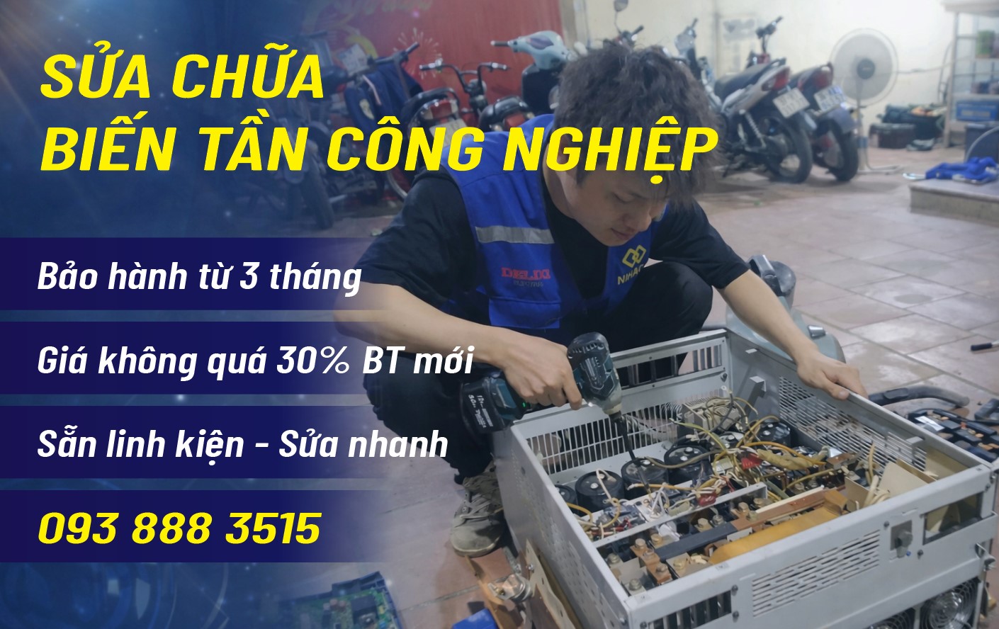Sửa Chữa Biến Tần (VFD Repair) Từ A–Z