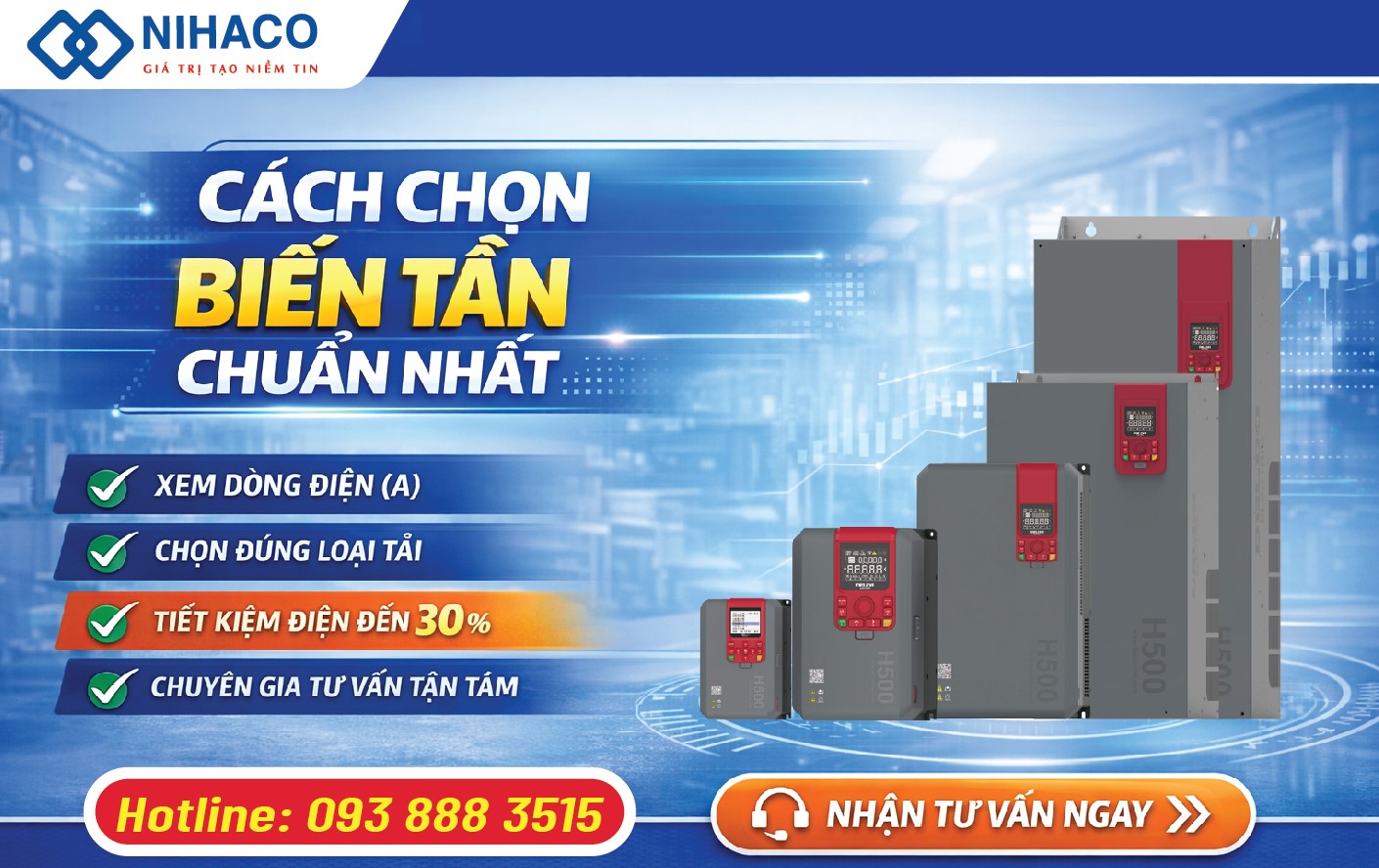 Cách Chọn Biến Tần Chuẩn Nhất 2026 - Kinh nghiệm chọn biến tần thực tế