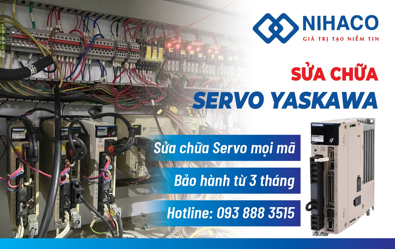 Sửa Chữa Servo Yaskawa SGD7S - Uy tín, có bảo hành