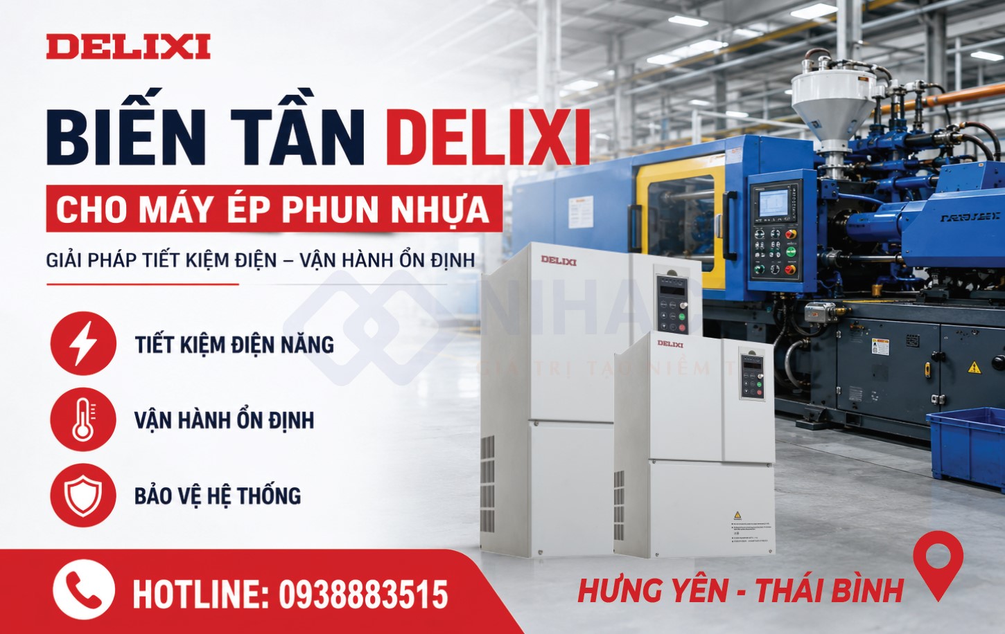 Giải Pháp Lắp Đặt Biến Tần Cho Máy Ép Phun Nhựa Tại Hưng Yên
